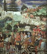 Benozzo Gozzoli Procession of the Magus Melchoir USA oil painting reproduction